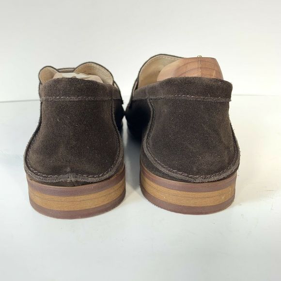 NWOB Sam Edelman Ethan Suede Brown Loafers Size 10 - Picture 4 of 7